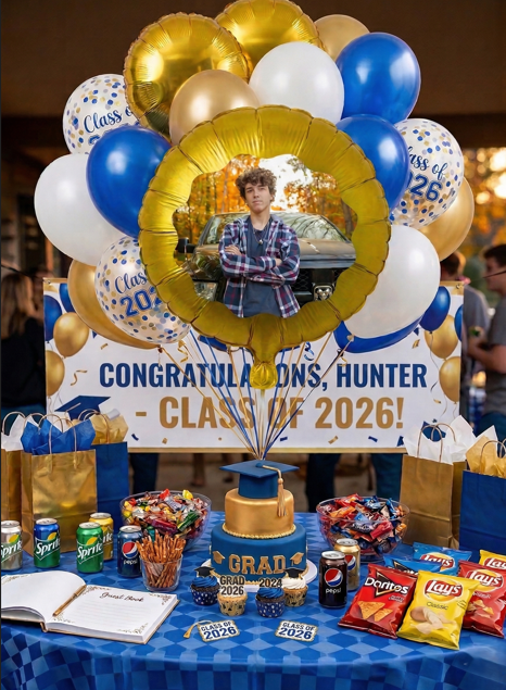 Custom Photo Mylar Balloon – Class of 2026